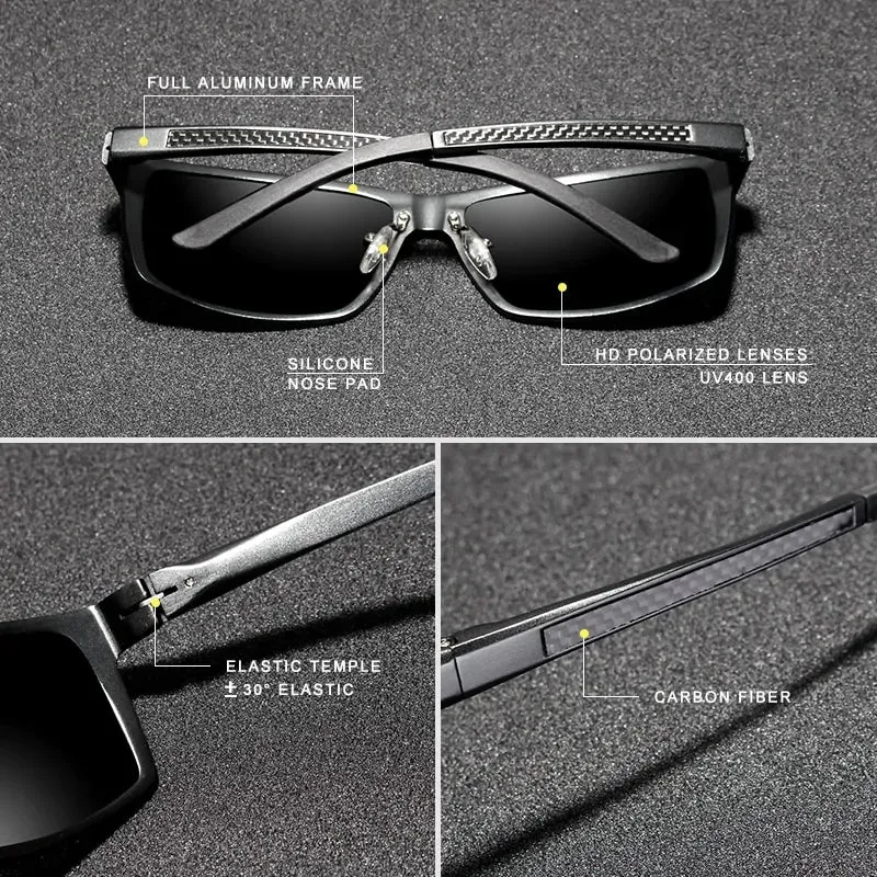 KINGSEVEN Aluminum Magnesium Polarized Driving Sunglasses