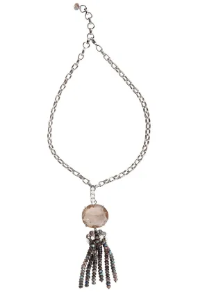 Labradorite Quartz Cora Necklace