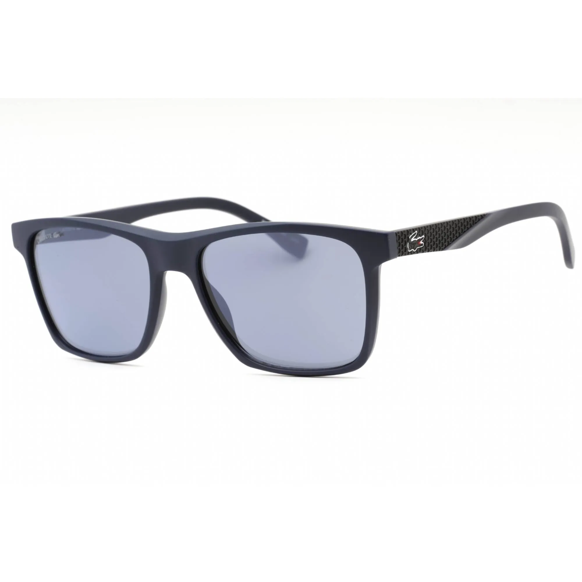 Lacoste Men's Sunglasses - Blue Matte Plastic Rectangular Full Rim Frame | L900S 424