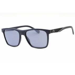 Lacoste Men's Sunglasses - Blue Matte Plastic Rectangular Full Rim Frame | L900S 424