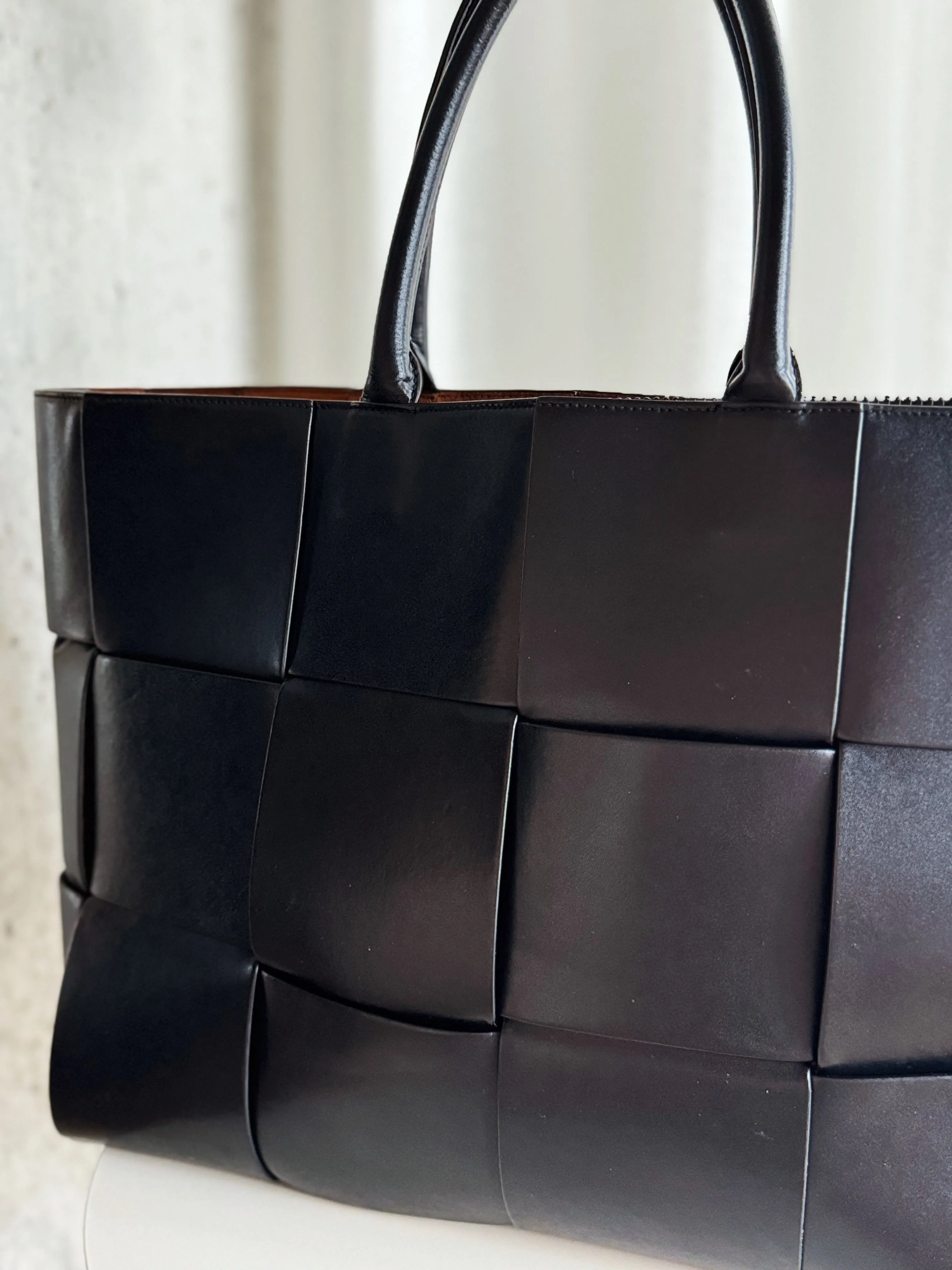 Large Arco Leather Tote Bag