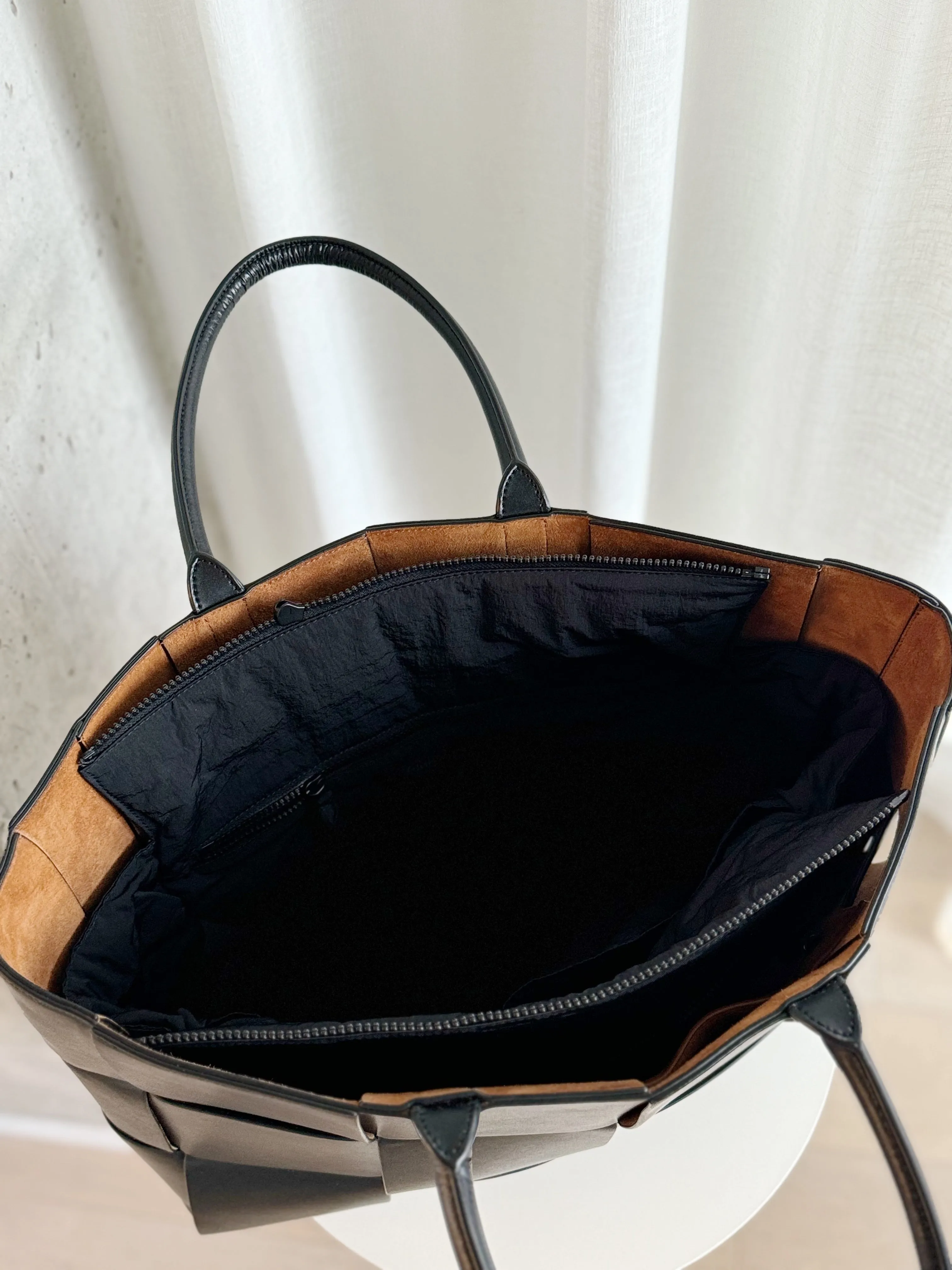 Large Arco Leather Tote Bag