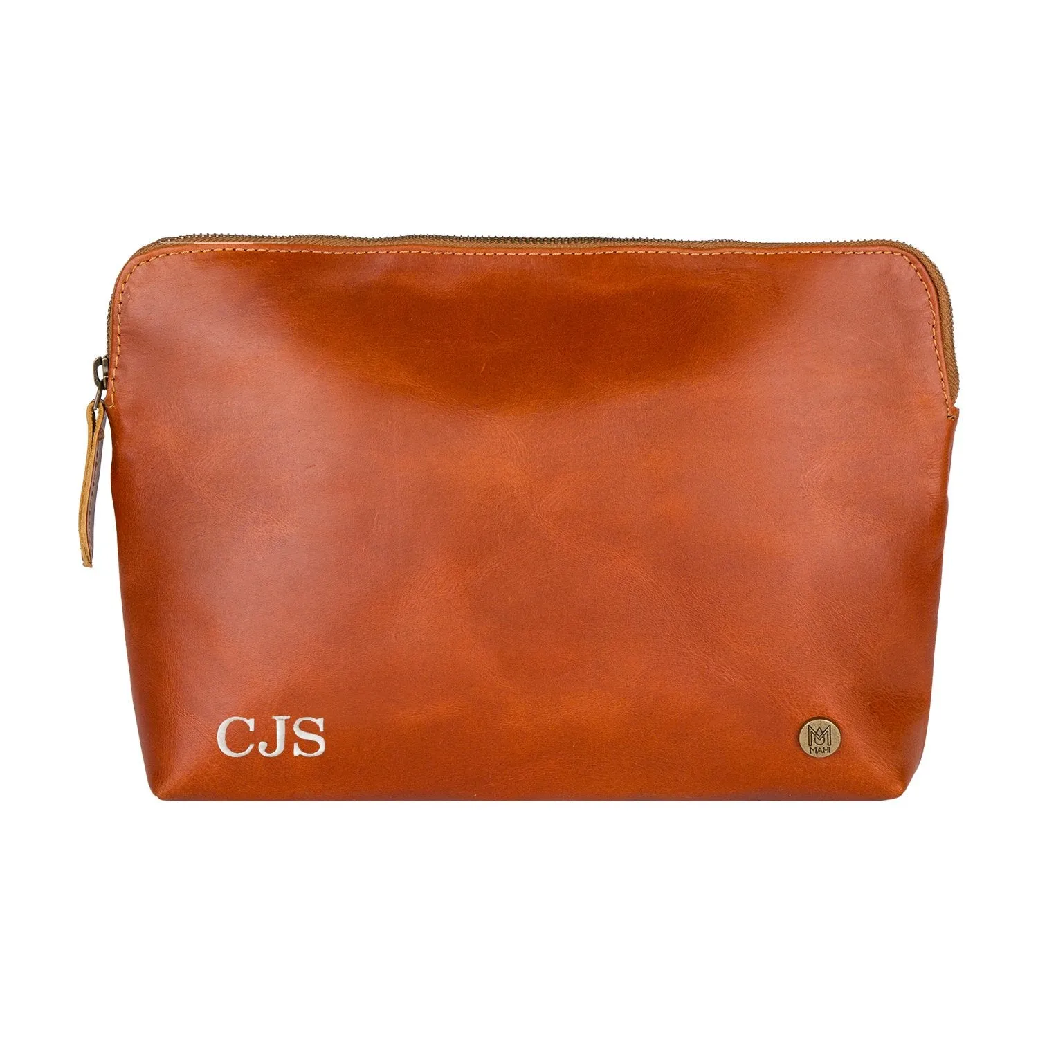 Large Classic Cosmetic Case (Tan)