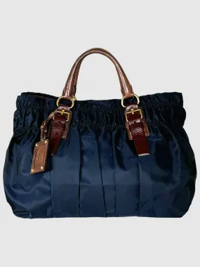 Large Tessuto Gaufre Tote Bag