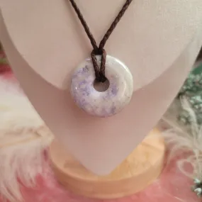 Lavender Jadeite Necklace for Acceptance and Serenity
