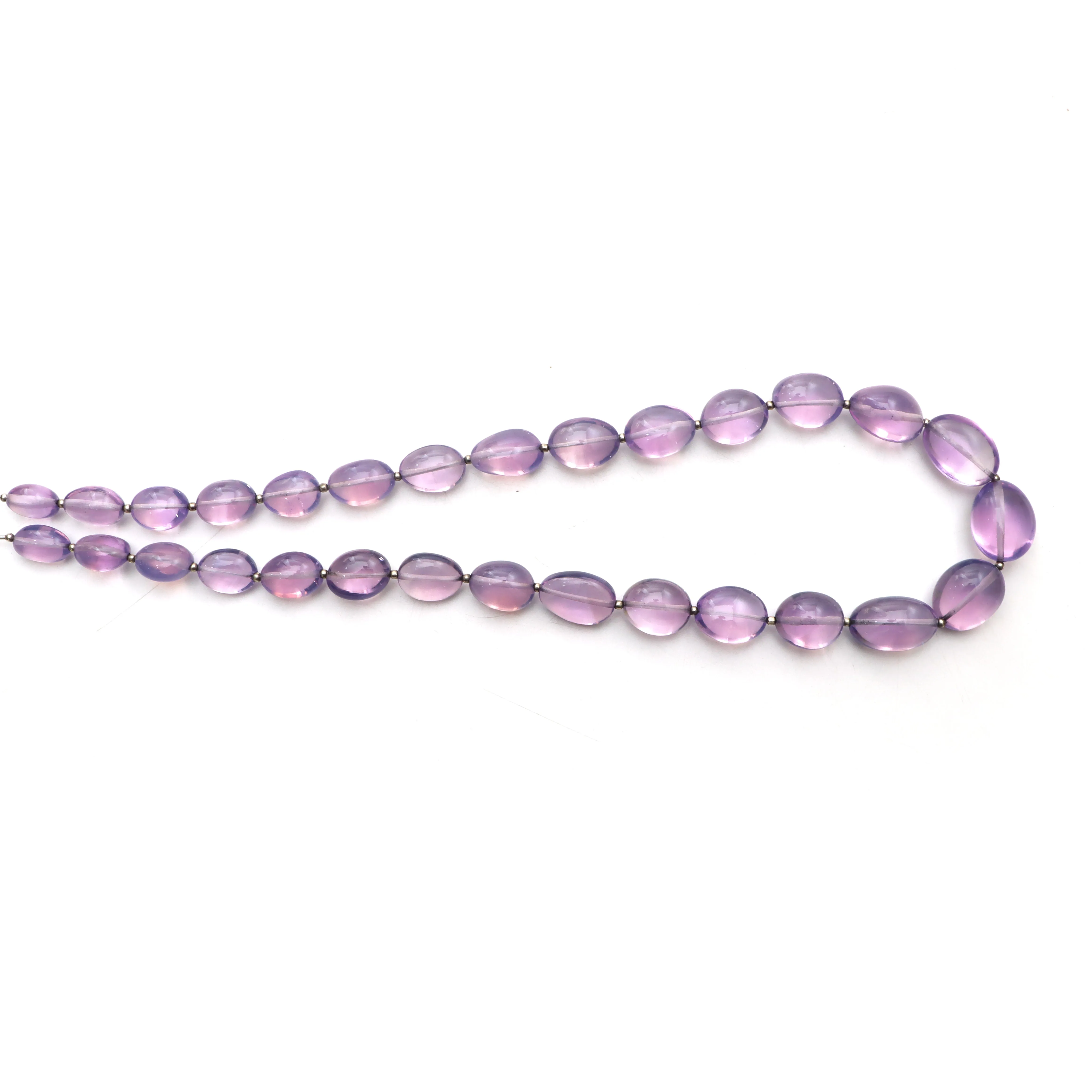 Lavender quartz smooth tumble beads, 10.5x14 mm to 16.5x21 mm, Plain Quartz beads, Tumble shape quartz, 21 inches strand, Price per strand
