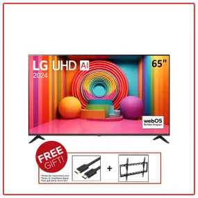 LG 65UT7350PSB 65 Inch UT75 UHD Smart TV (2024)