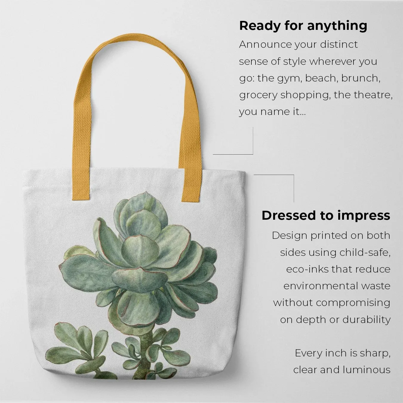 Little Green Man - Silver Bullet Succulent Tote bag