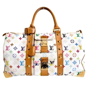 Louis Vuitton x Takashi Murakami Monogram Multicolour Keepall 45