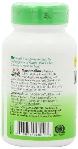 Marshmallow Root 480 Mg 100 Capsules Pack Of 2