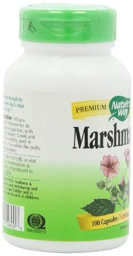 Marshmallow Root 480 Mg 100 Capsules Pack Of 2