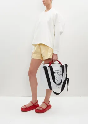 Medium Printed Shopper Bag