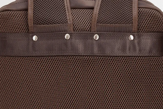 Mens Leather Multifunctional Backpack Large Capacity