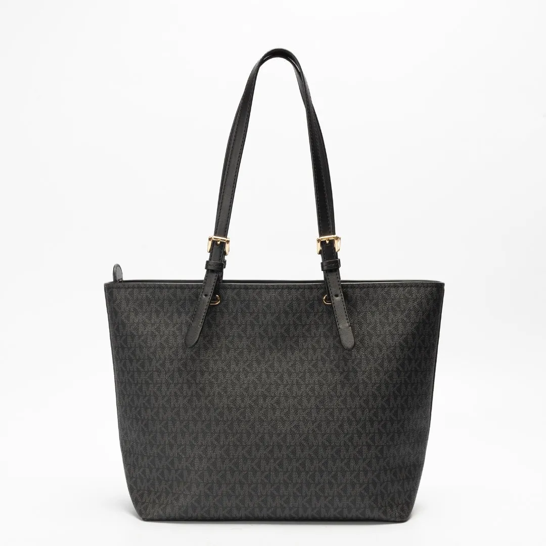Michael Kors Jet Set Logo Pocket Tote Bag