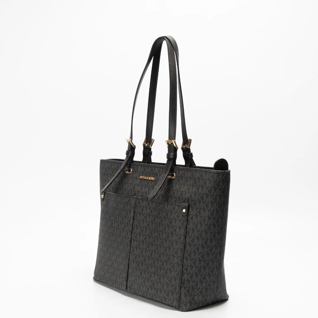 Michael Kors Jet Set Logo Pocket Tote Bag