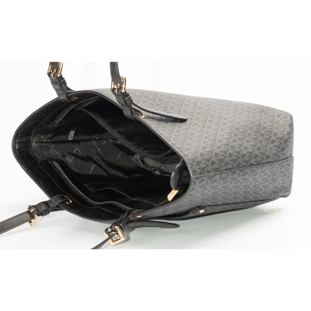 Michael Kors Jet Set Logo Pocket Tote Bag