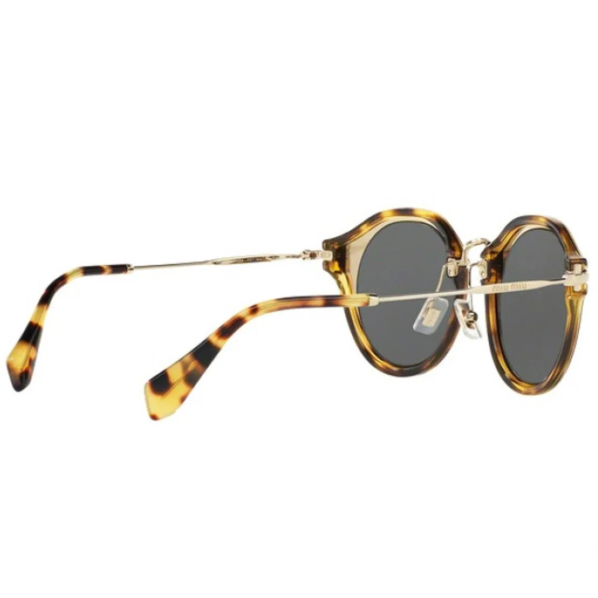 Miu Miu Women's Sunglasses - Matte Azure Plastic Frame Grey Lenses | 51SS-VA71A149