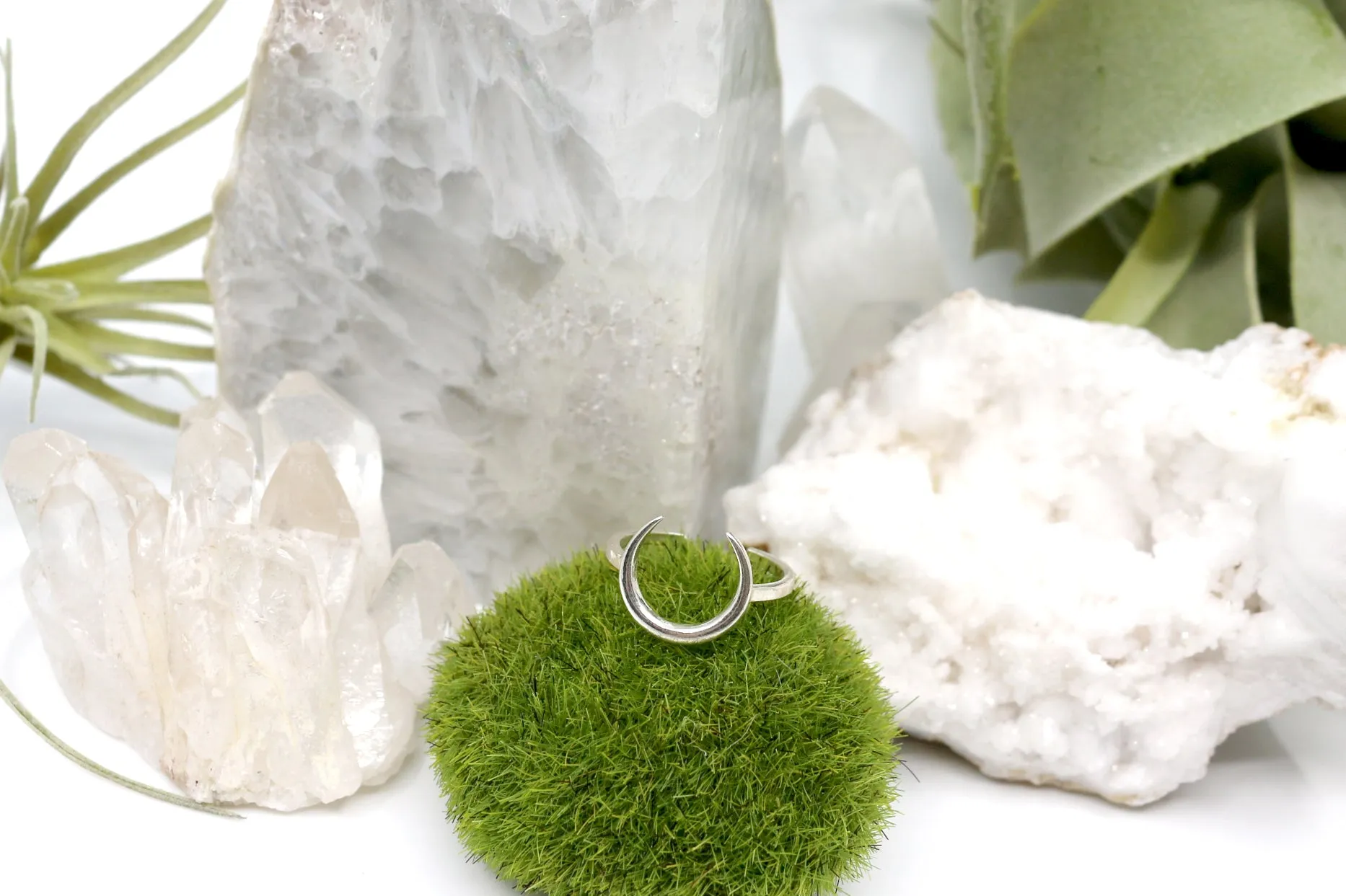 Moon Me // Crescent Ring, Vermeil or 925 Sterling Silver, Gifts for Her, Boho Jewelry // BH-R016