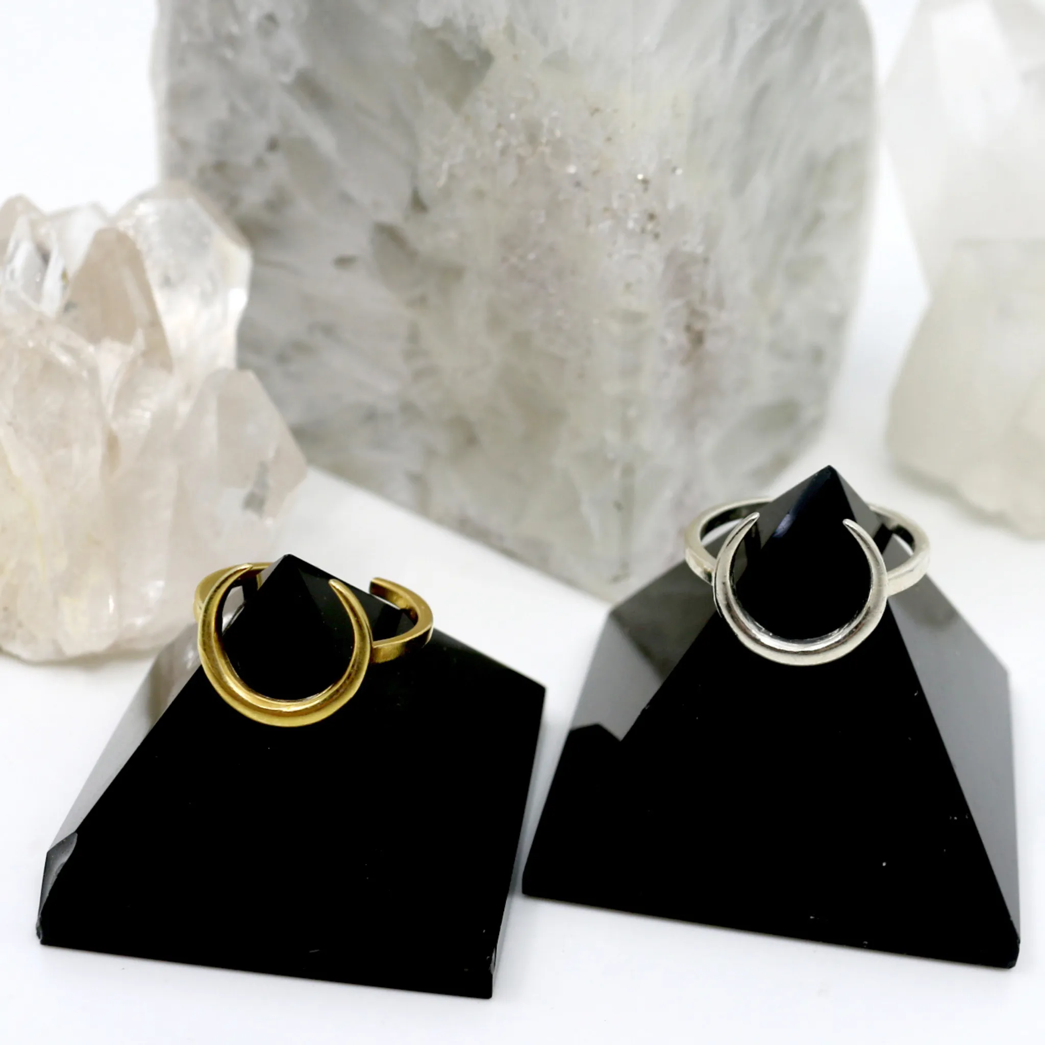 Moon Me // Crescent Ring, Vermeil or 925 Sterling Silver, Gifts for Her, Boho Jewelry // BH-R016
