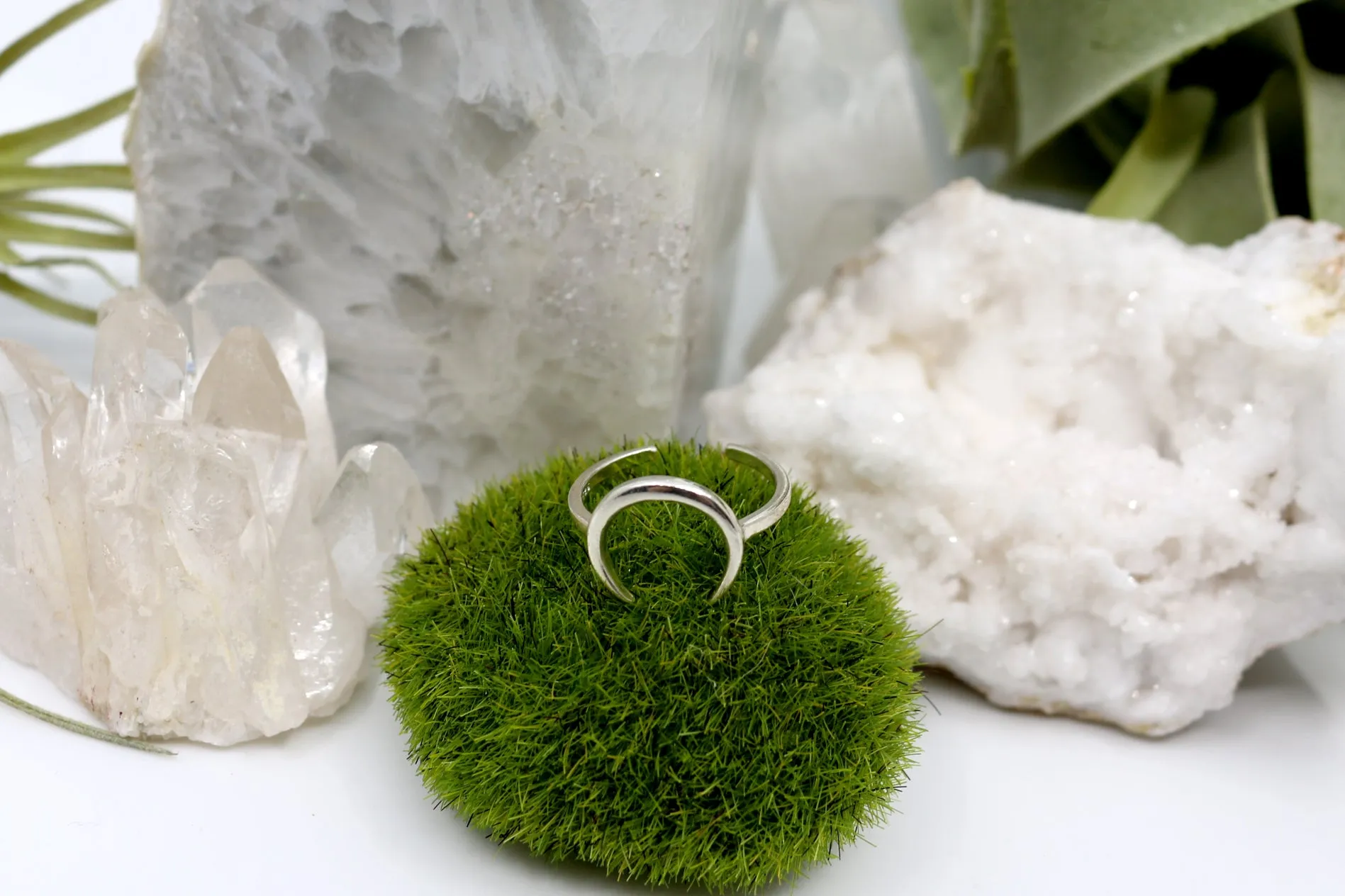 Moon Me // Crescent Ring, Vermeil or 925 Sterling Silver, Gifts for Her, Boho Jewelry // BH-R016