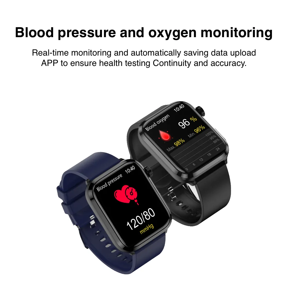 New 2024 Smart Watch for Health With Fitness Tracker Blood Pressure, Blood Glucose, Blood Lipids, Uric Acid Test