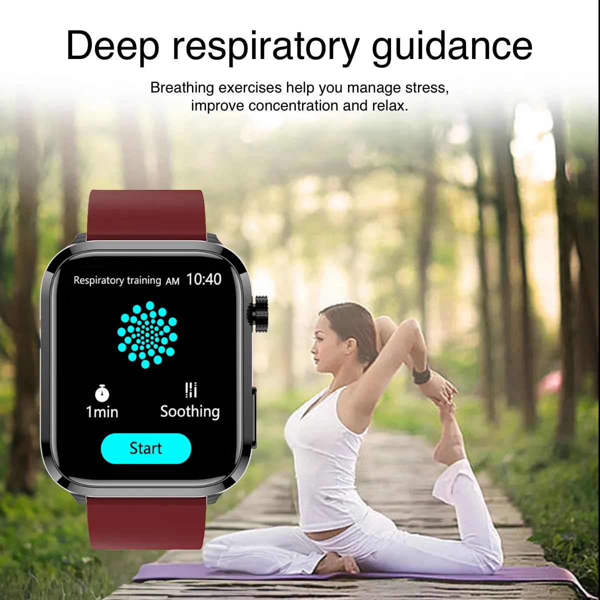New 2024 Smart Watch for Health With Fitness Tracker Blood Pressure, Blood Glucose, Blood Lipids, Uric Acid Test