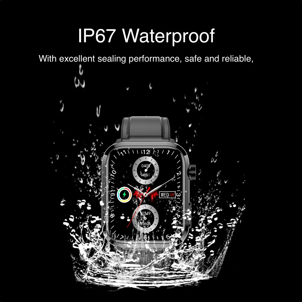 New 2024 Smart Watch for Health With Fitness Tracker Blood Pressure, Blood Glucose, Blood Lipids, Uric Acid Test