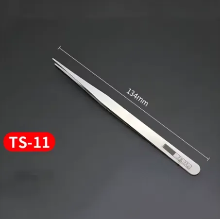 NEW 6pcs Professional Watch Repair Tool Stainless Steel Straight Curved Tweezers Watchmaker Detail Repair Tools for Mechanical Quartz