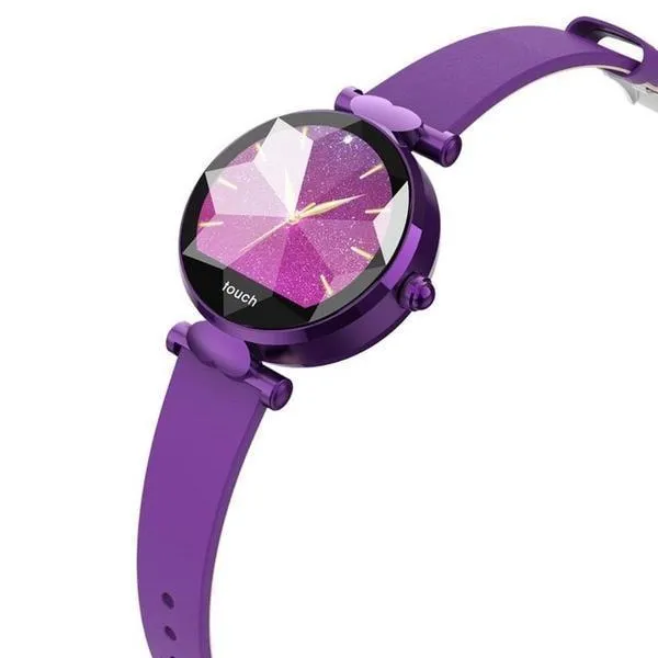 New Luxury Lady's Bluetooth Smart Watch Bracelet Waterproof Fitness Heart Rate Blood Pressure Tracker For iPhone Androids