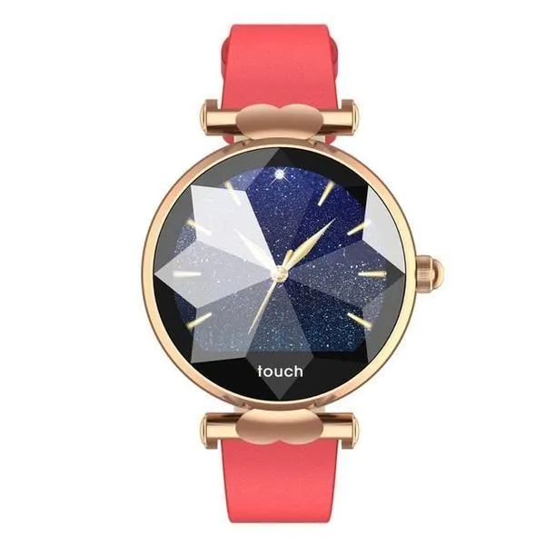 New Luxury Lady's Bluetooth Smart Watch Bracelet Waterproof Fitness Heart Rate Blood Pressure Tracker For iPhone Androids