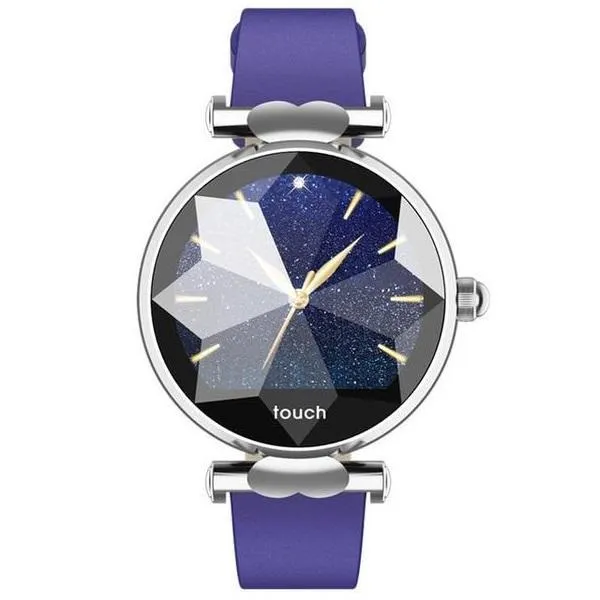New Luxury Lady's Bluetooth Smart Watch Bracelet Waterproof Fitness Heart Rate Blood Pressure Tracker For iPhone Androids
