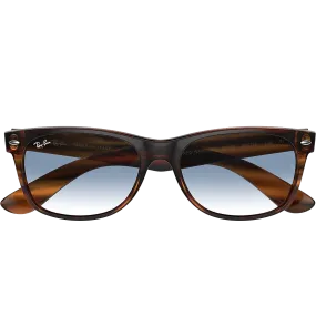 New Wayfarer L - Stripe Red Havana/Blue