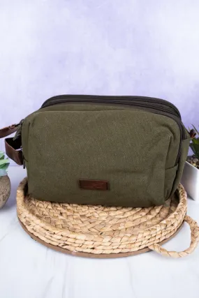 NGIL Green Travel Ready Toiletry Bag