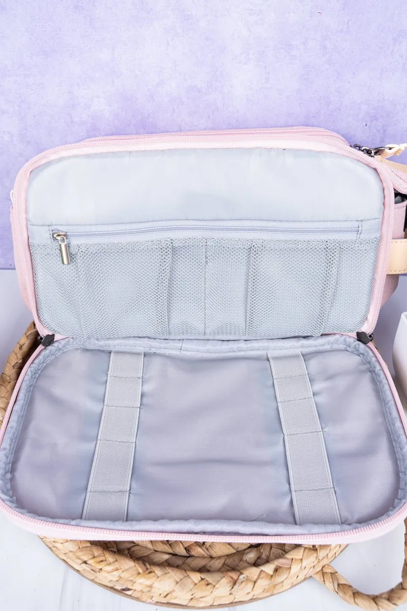 NGIL Pink Travel Ready Toiletry Bag