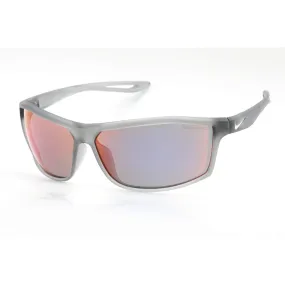Nike Unisex Sunglasses - Matte Grey Wraparound Shaped Frame | INTERSECT M EV1060 016