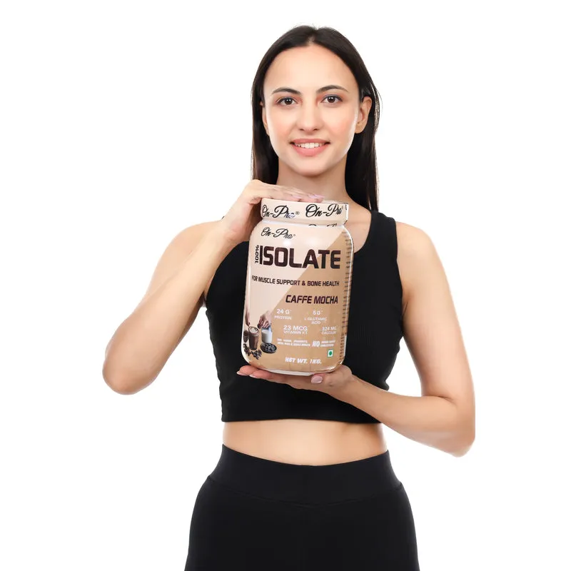 ONPRO 100% ISOLATE PROTEIN POWDER JAR PACK (CAFFE MOCHA FLAVOUR)
