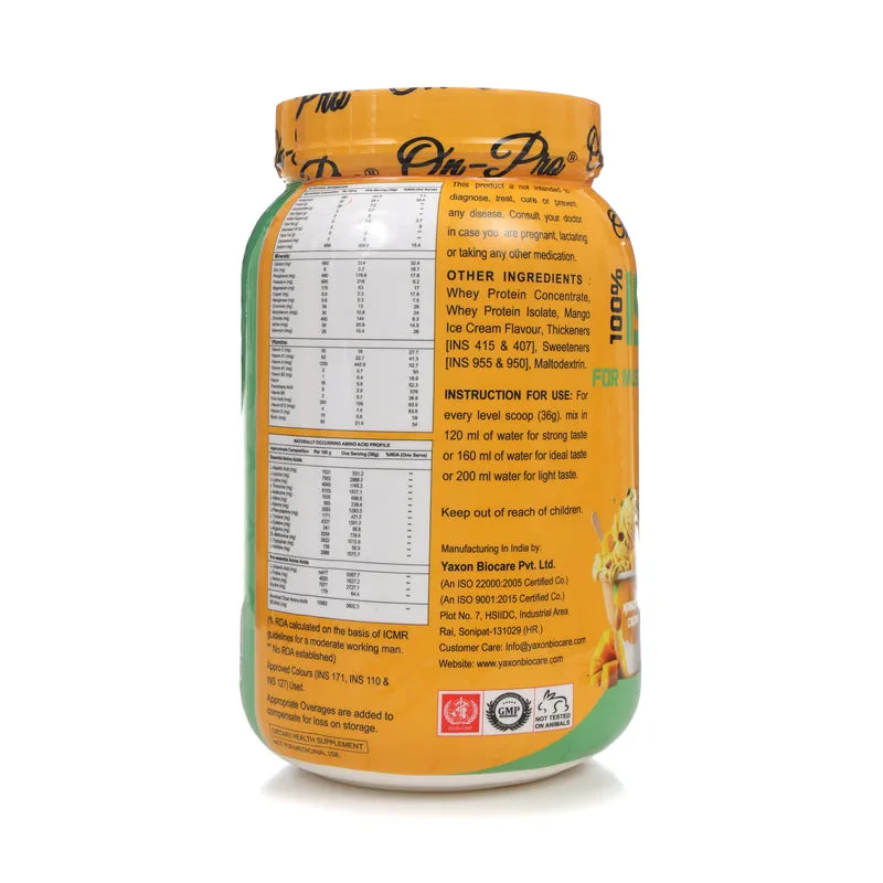 ONPRO 100% ISOLATE PROTEIN POWDER (MANGO ICE CREAM FLAVOUR)