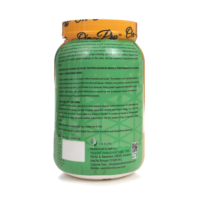 ONPRO 100% ISOLATE PROTEIN POWDER (MANGO ICE CREAM FLAVOUR)