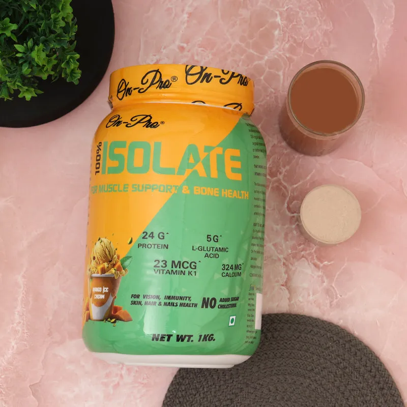 ONPRO 100% ISOLATE PROTEIN POWDER (MANGO ICE CREAM FLAVOUR)