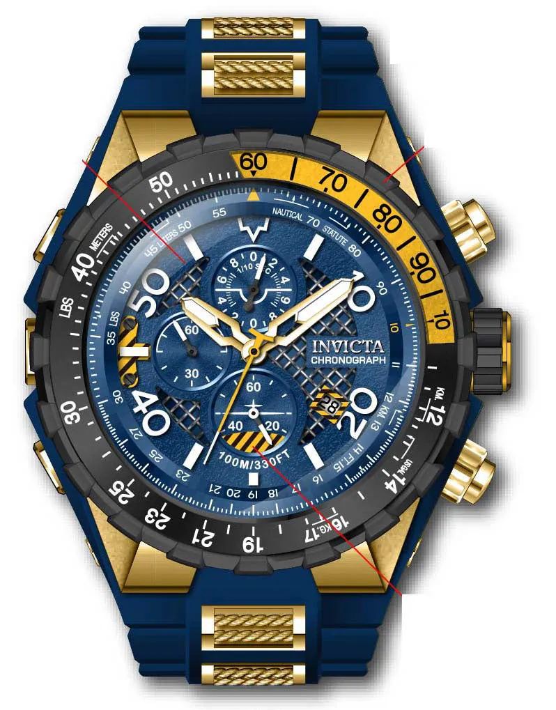 Parts for Invicta Aviator Men 40125