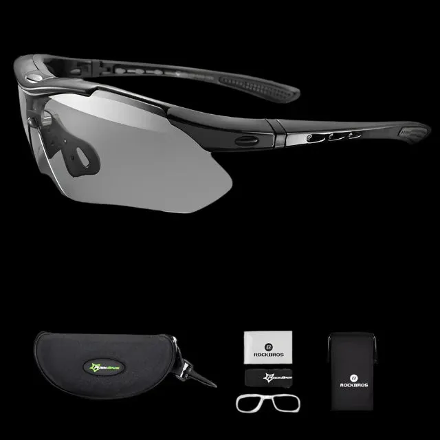 Photochromic Bicycle Cycling Polarized Sunglasses UV400