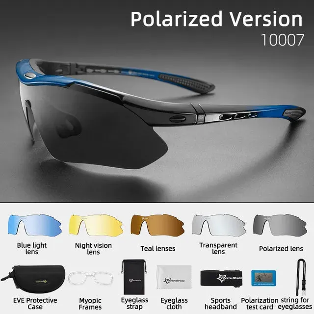 Photochromic Bicycle Cycling Polarized Sunglasses UV400