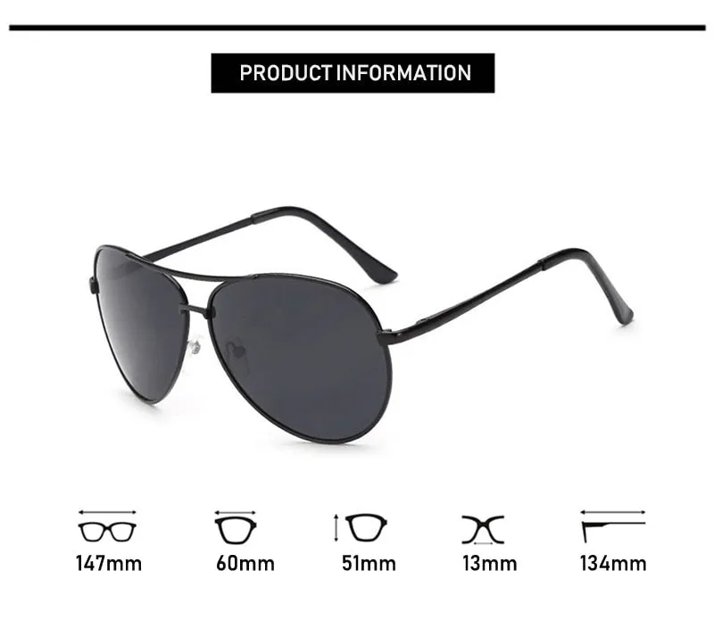 Polarized Vintage Aviation Sunglasses