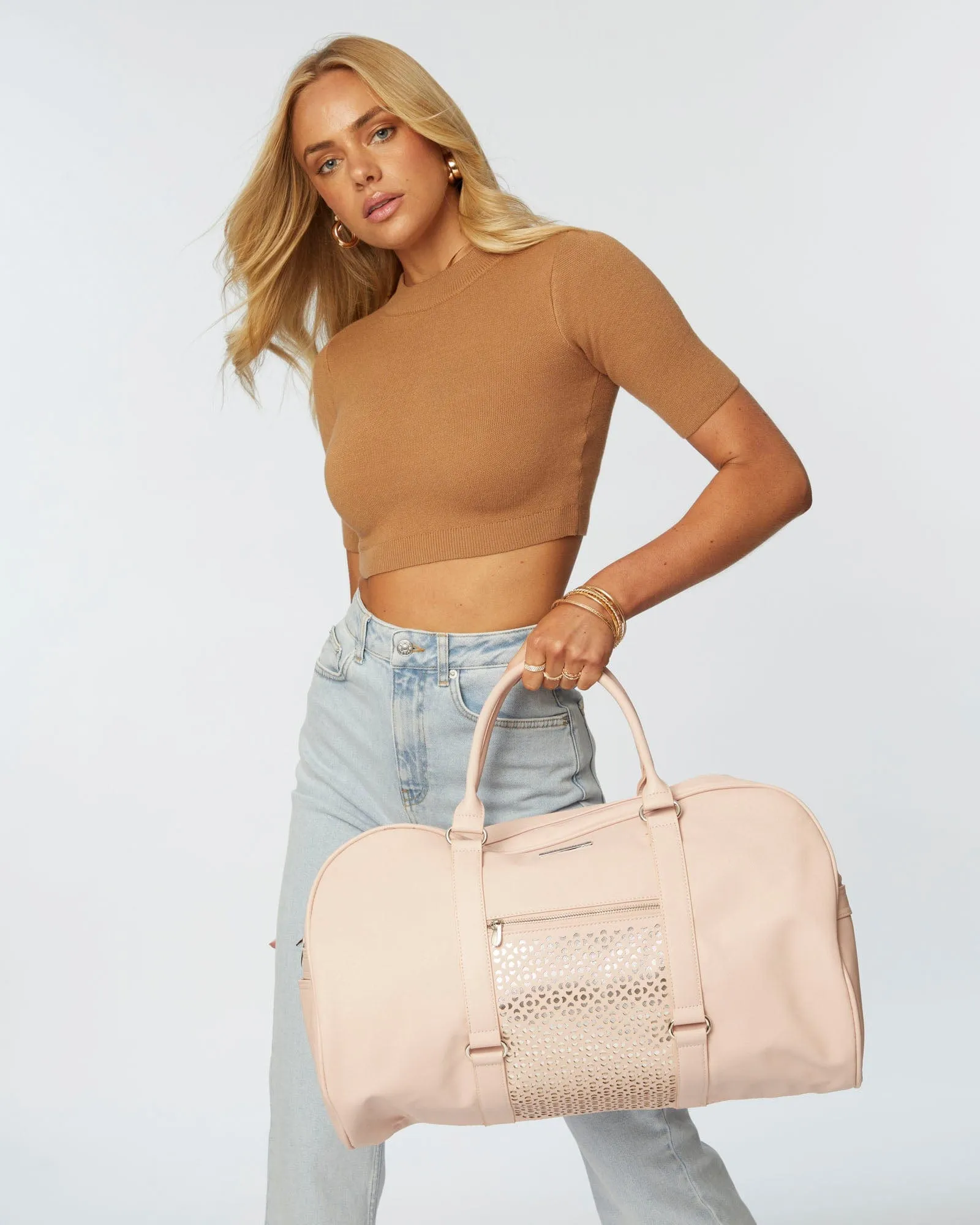 Premium Punchout Pink Travel Bag Bundle