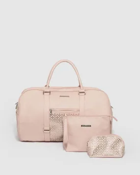 Premium Punchout Pink Travel Bag Bundle