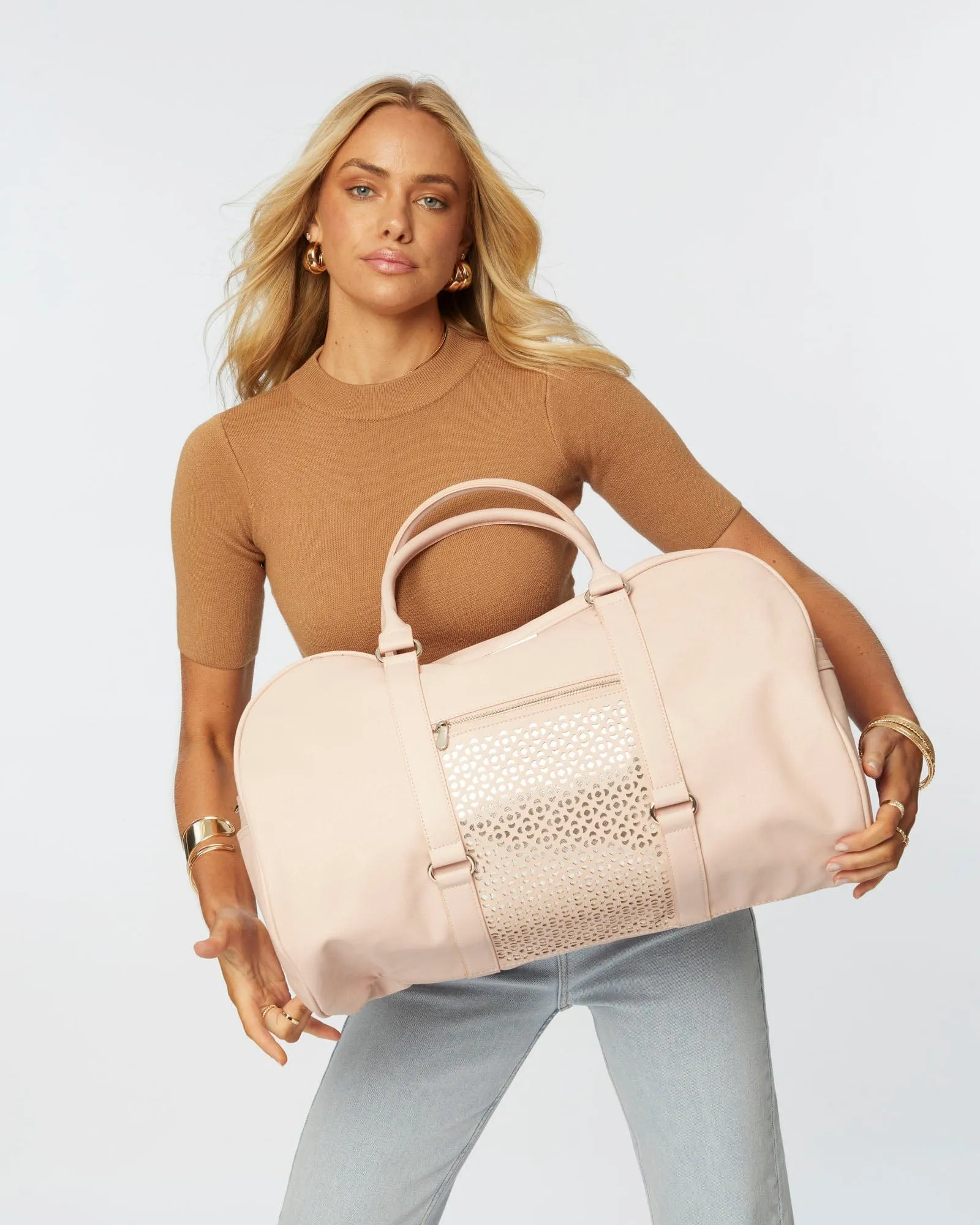 Premium Punchout Pink Travel Bag Bundle