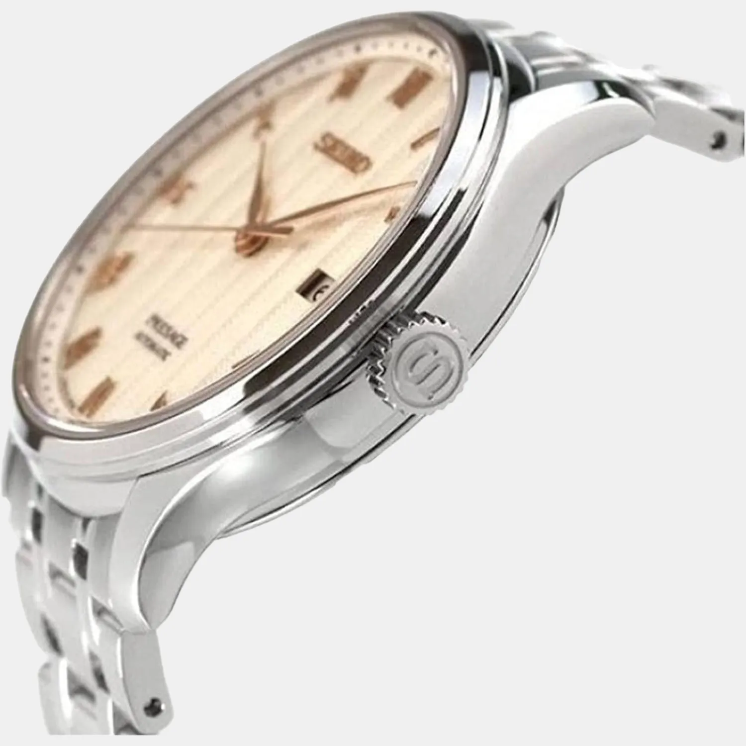 Presage Men's Beige Analog Stainless Steel Automatic Watch SRPF45J1