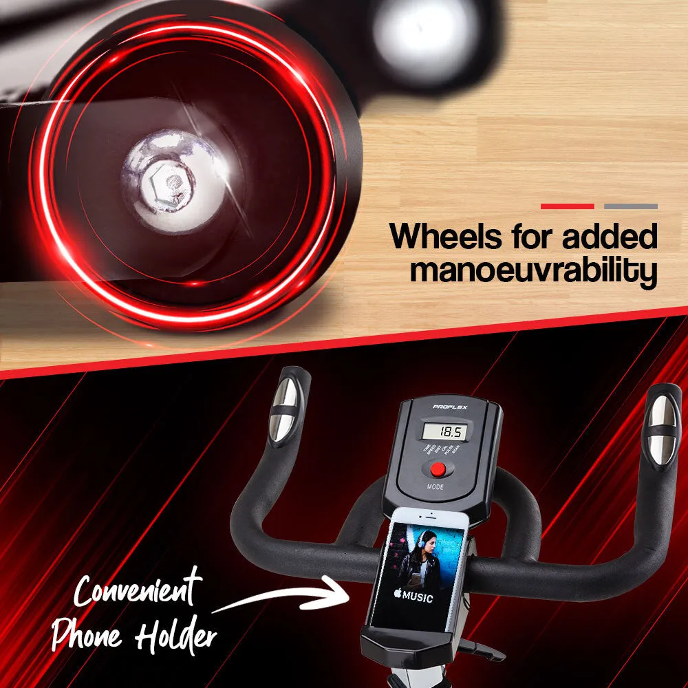 PROFLEX SPN750 II Commercial Spin Bike  - Red