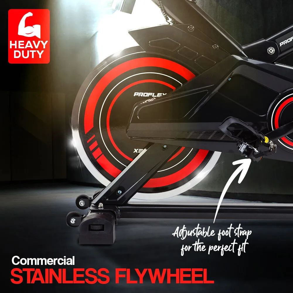 PROFLEX SPN750 II Commercial Spin Bike  - Red