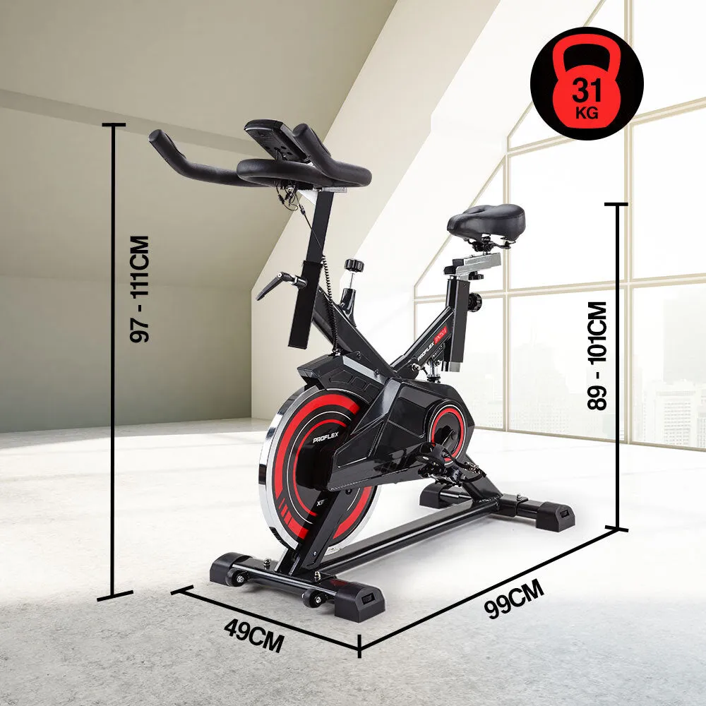 PROFLEX SPN750 II Commercial Spin Bike  - Red